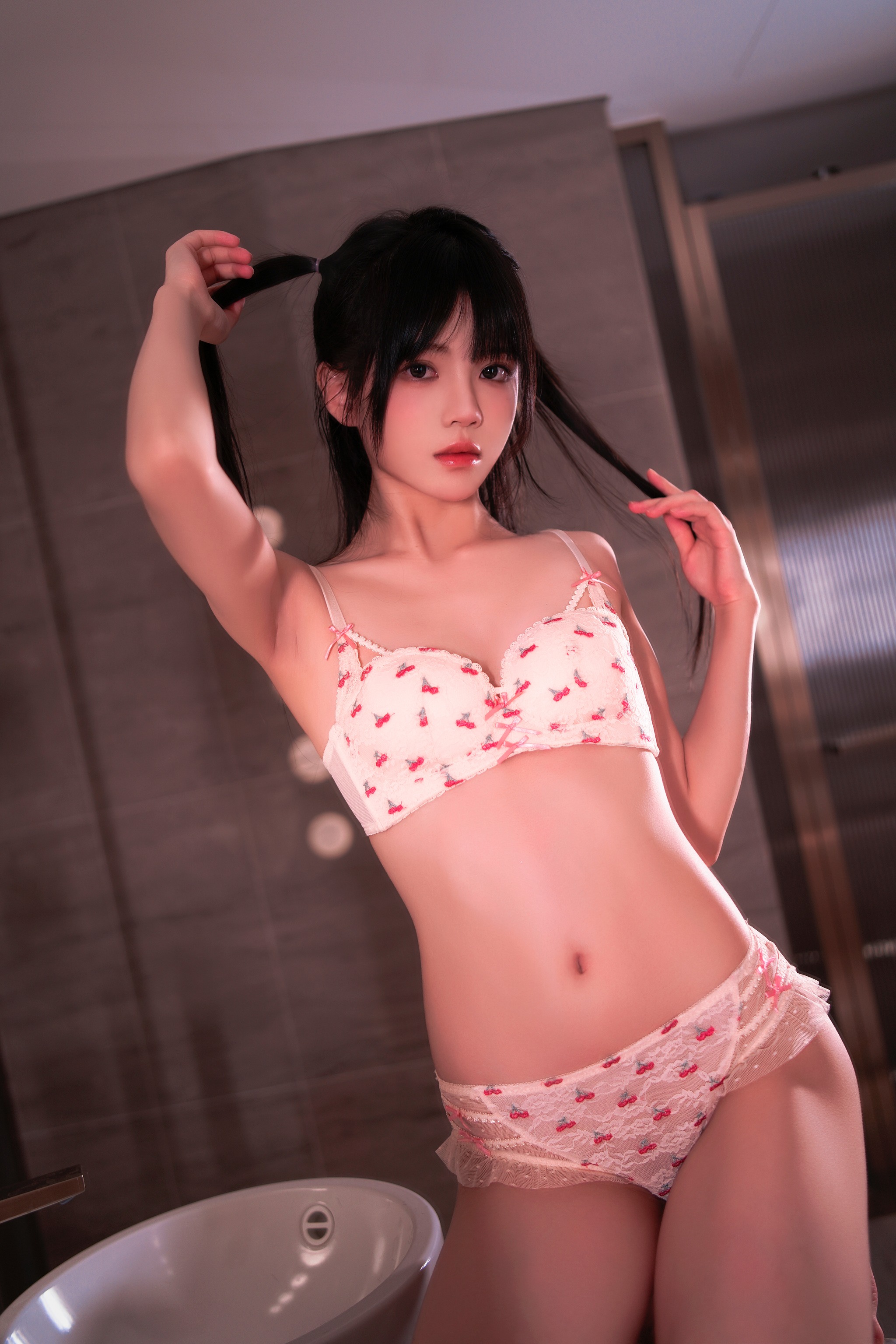 桜桃喵 - NO.192 Sweet cherry [37P1V]-XikXak